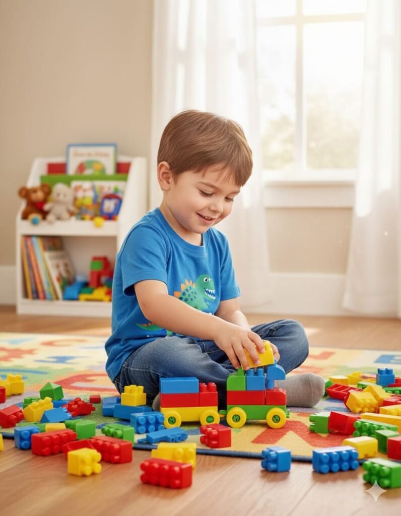 Blocos de montar infantil 3 anos