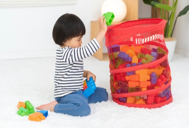 Brinquedos educativos 2 anos blocos de montar